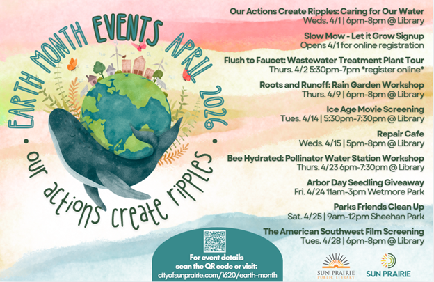 City of Sun Prairie Celebrates Earth Month with Event Series